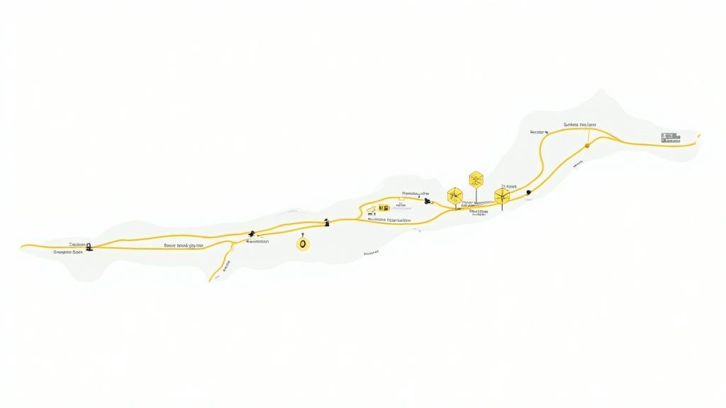 Static detailed map illustrating Austrian toll roads and tunnels not included in the standard vignette